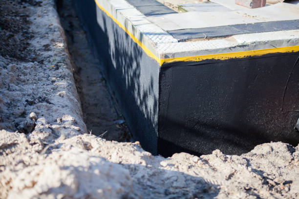 Residential Foundation Crack Repair installation at a Hillsboro, IL home by SJ Waterproofing Pros